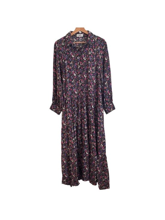 NATURAL LIFE Dresses & Skirts - Natural Life Womens Floral Maxi Dress Size L Boho Cottagecore Prairie Whimsical
